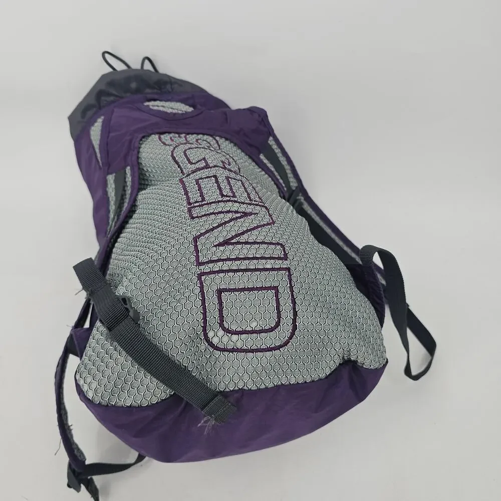 Ascent Dash 720 Outdoor Hiking Camping School Lightweight Backpack Purple Gray